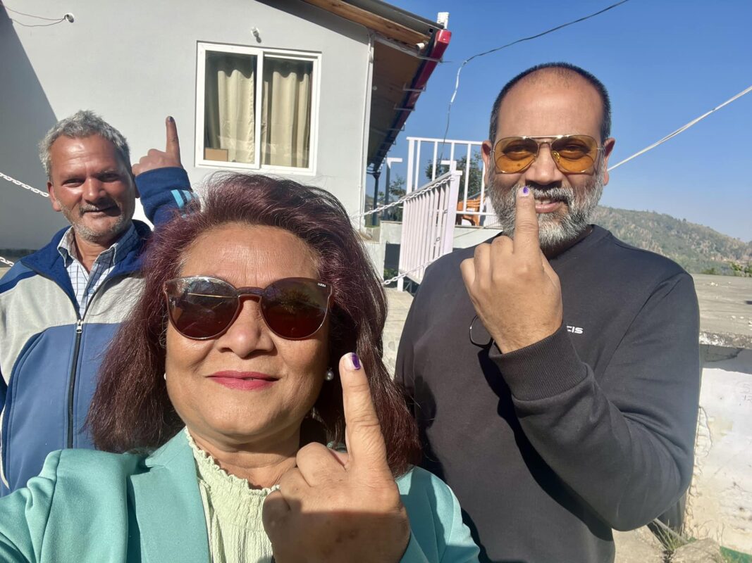 Voting on 1st phase of Lok Sabha elections 2024 in Hartola near Katie's Abode