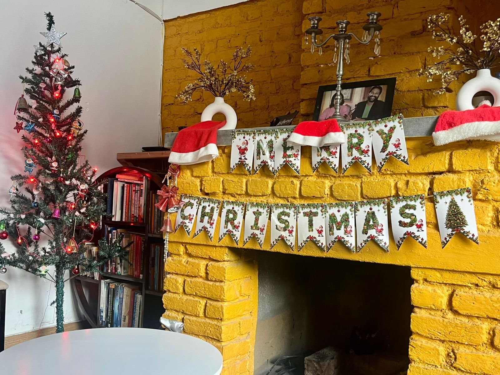 Fireplace at Katie’s Abode, Hartola Last Christmas