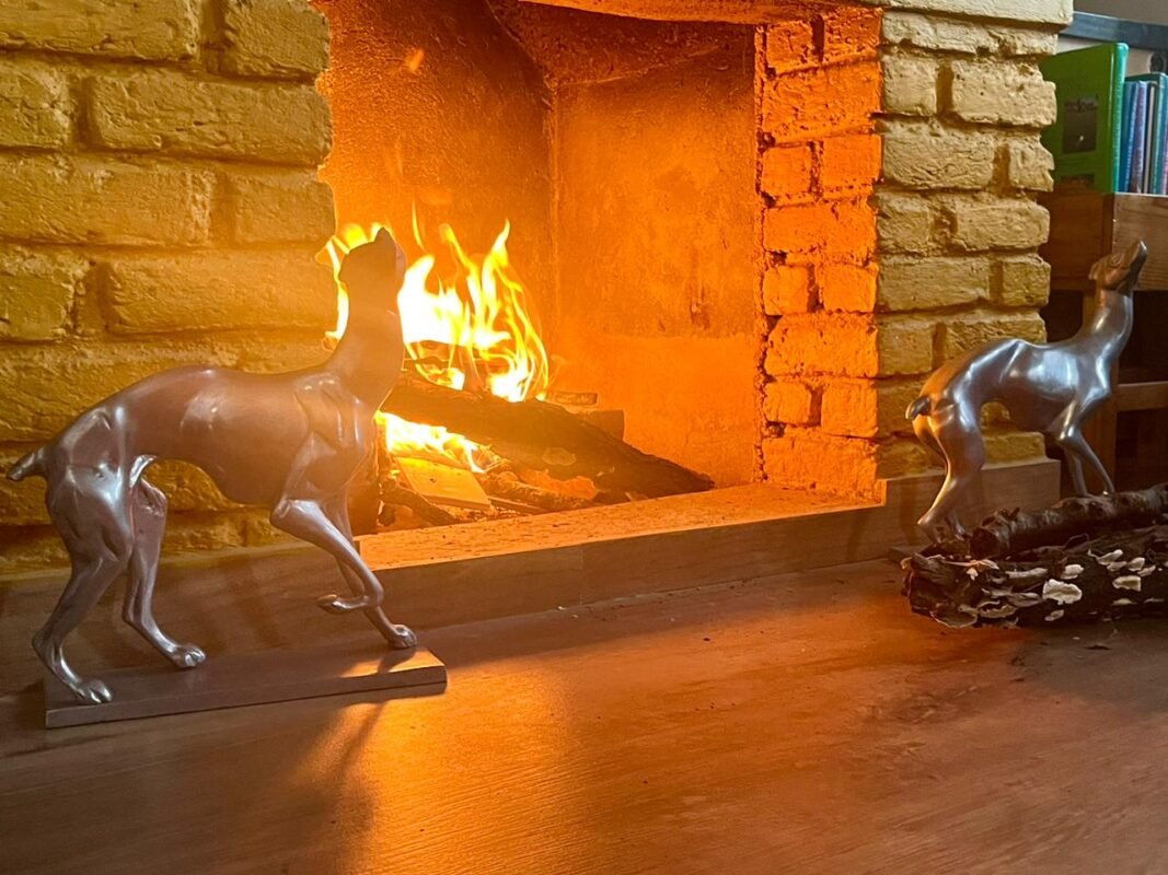 Fireplace at Katie’s Abode, Hartola