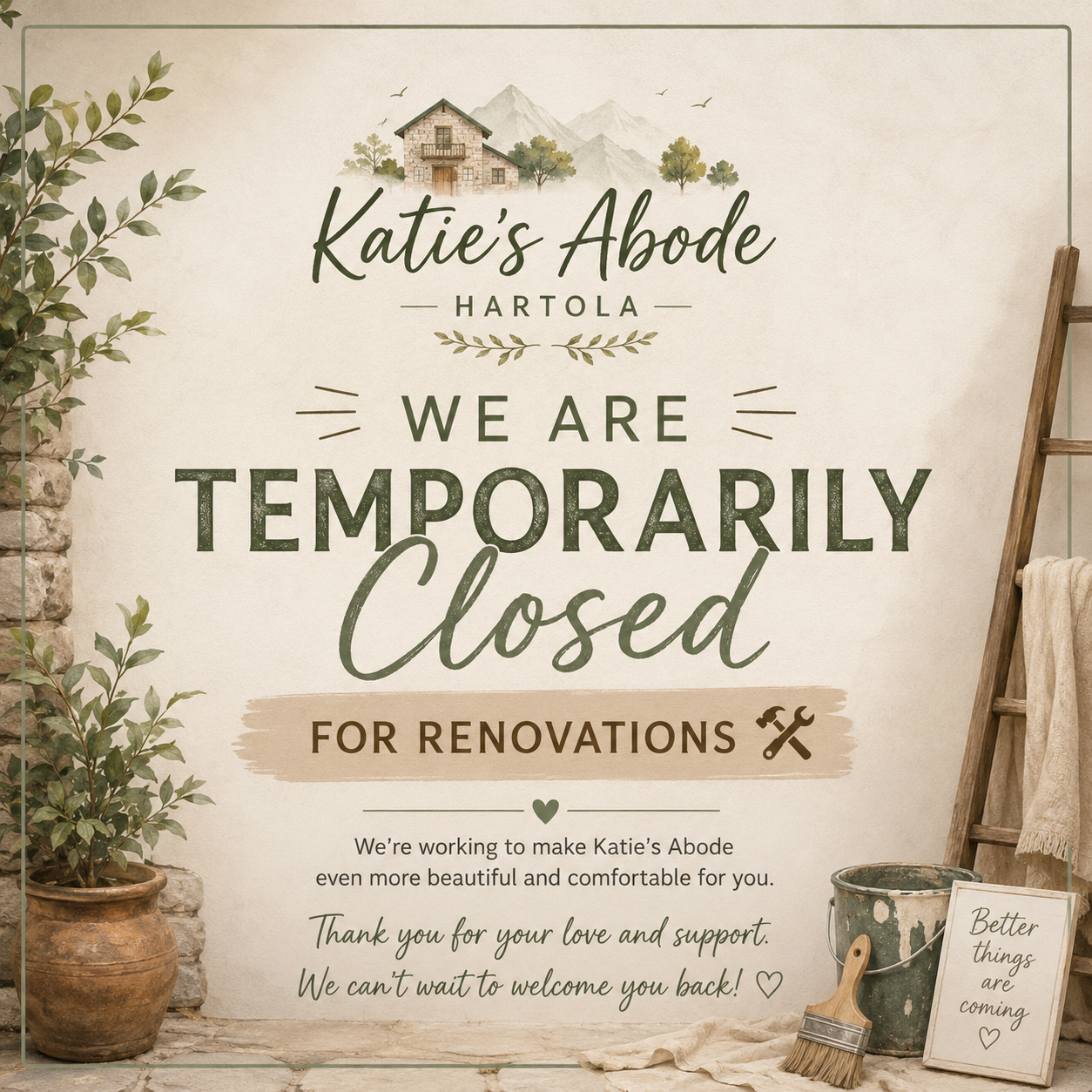 Katie's Abode Hartola - Temporarily Closed for Renovations